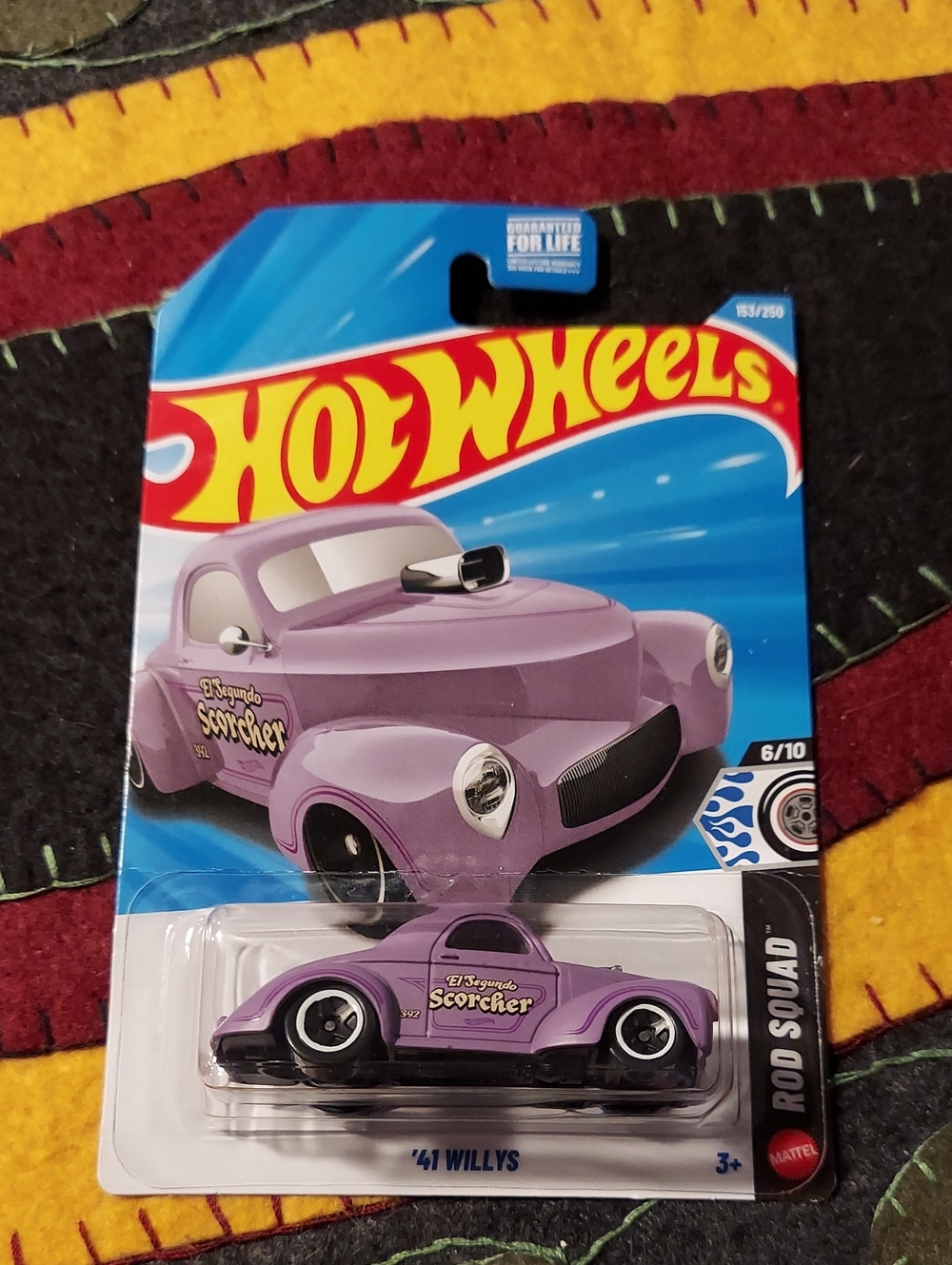 ❤️ Hot Wheels Purple '41 Willys